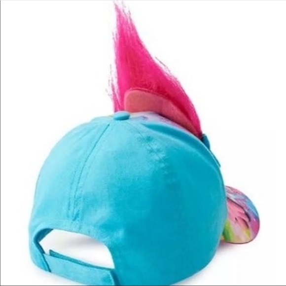DreamWorks Trolls Poppy Hair Baseball Cap Girls Kids Children Summer Fun Hat - Picture 10 of 11
